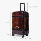Vino Via 10-Bottle Wine Luggage With TSA Lock And Anti-Theft Zippers