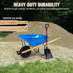 Wheelbarrow Replacement Handle Kit, 2 Pre-Drilled FSC Wood Handles, 60 in