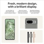 Google Pixel 8 Unlocked Android Smartphone, Obsidian, 128 GB