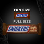 Snickers Fun Size Halloween Chocolate Bars, Treating Size - 7.54 oz Bulk Candy Bag