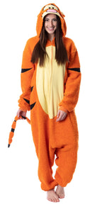 Disney Winnie The Pooh Adult Tigger Costume Plush Kigurumi Union Suit Pajama Outfit