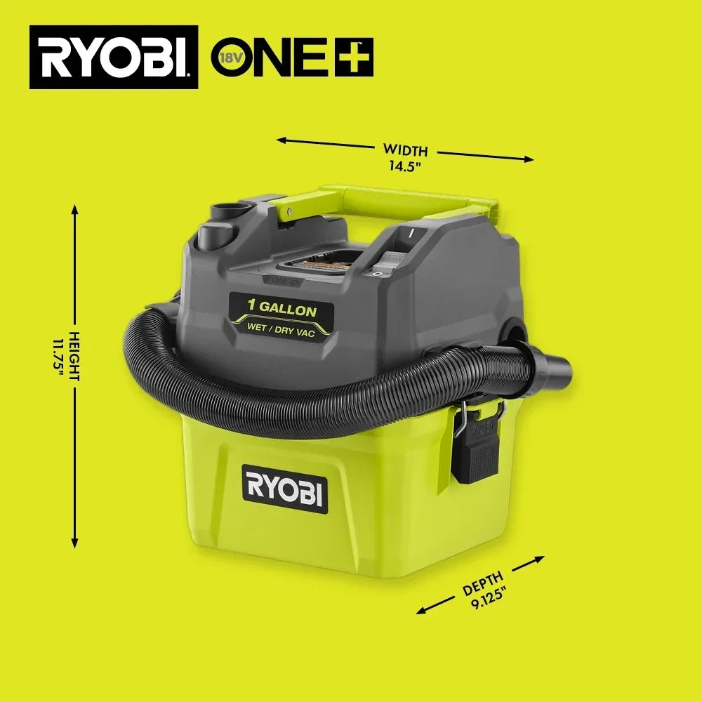 RYOBI 18V ONE+ 1 Gallon Wet/Dry Vacuum