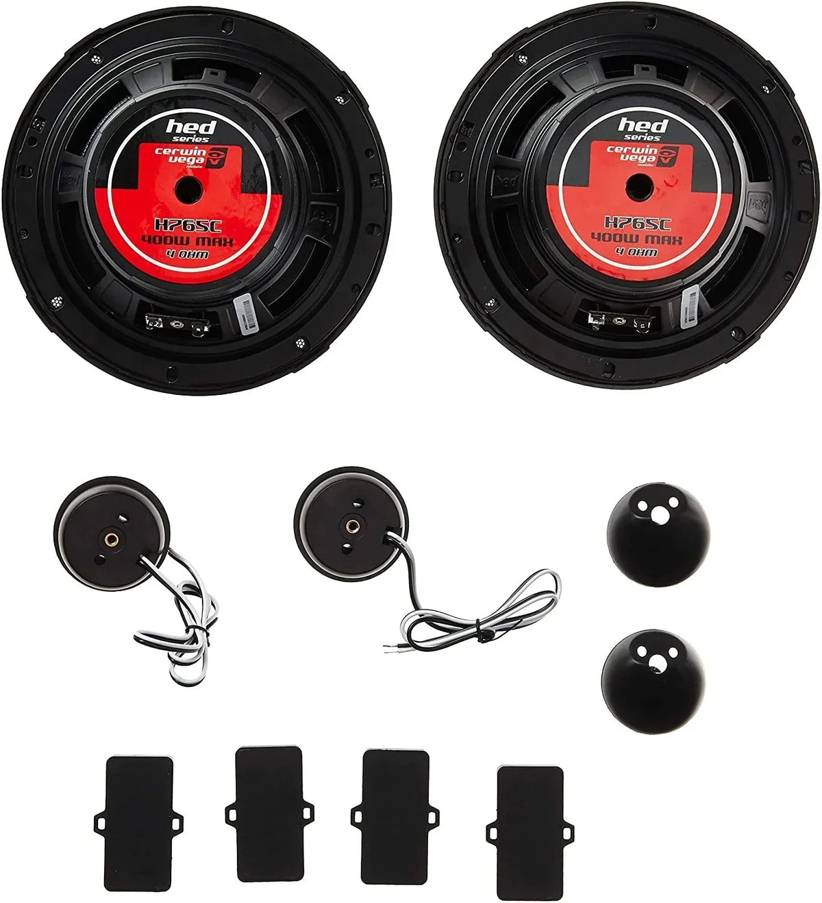 Cerwin Vega HED Series 6.5 in Component And 2-Way Coaxial Car Speaker Systems - H765C + H7652