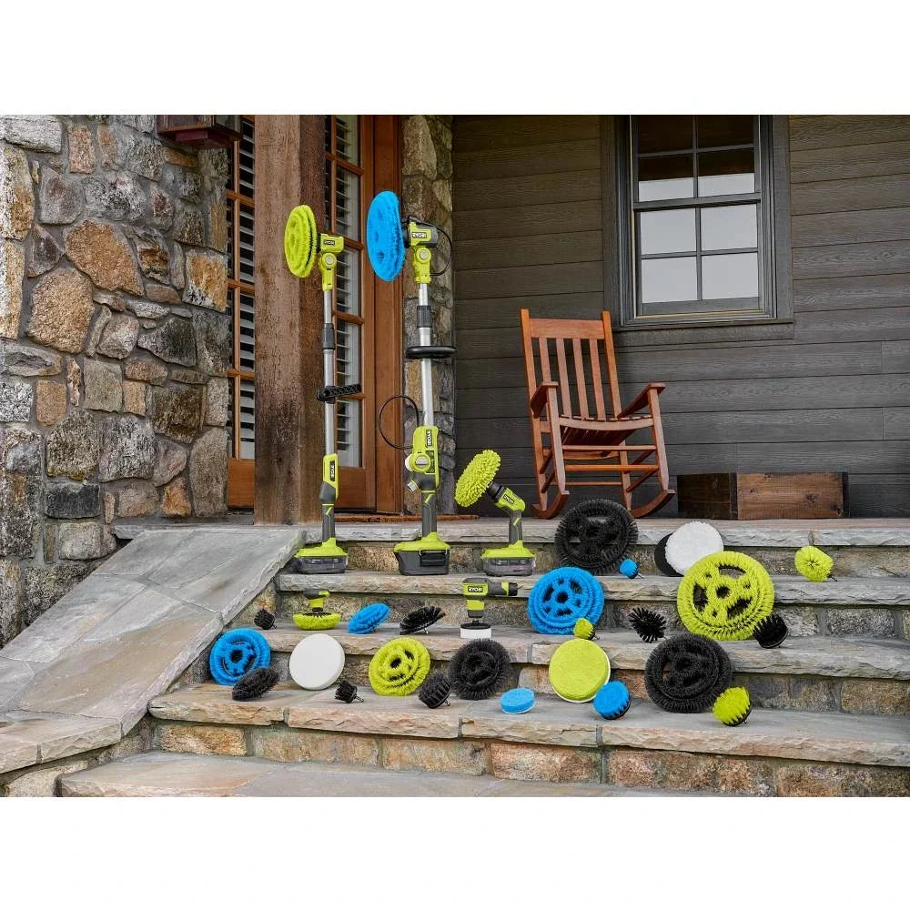 RYOBI 18V ONE+ VORTEX Telescoping Power Scrubber