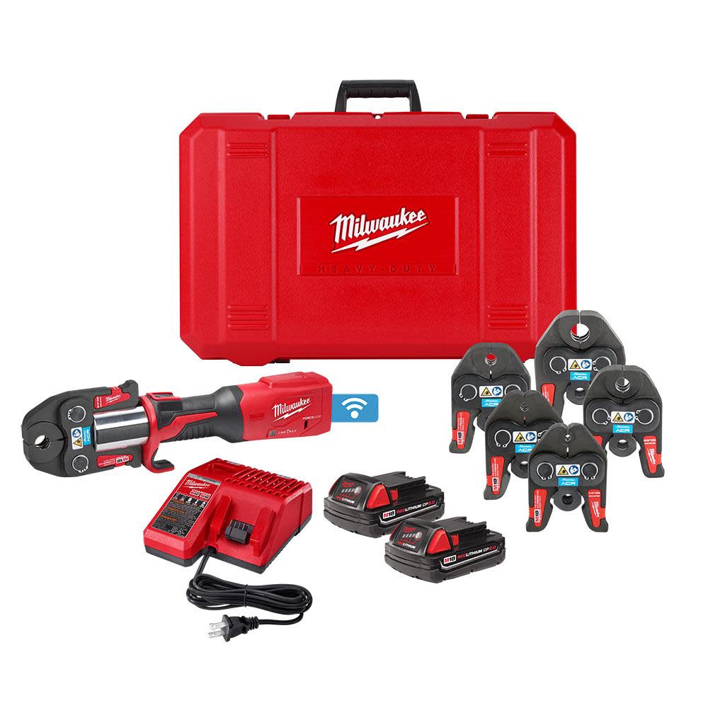 Milwaukee M18 FORCE LOGIC Press Tool With ONE-KEY - 1/2 in - 2 in CTS Jaws