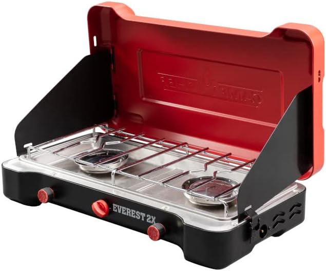 Camp Chef Mountain Series Everest 2X Two-Burner Camp Stove - 20,000 BTU, 215 Sq In