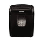 Fellowes Powershred 6C Cross-Cut Shredder - Black