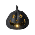 My Texas House Halloween Jack-o'-Lantern Tabletop Decoration, Black, 13"
