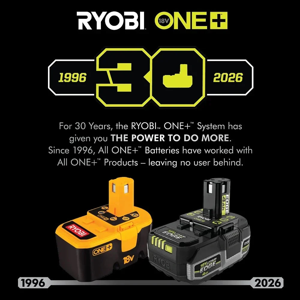 RYOBI Limited Edition 18V ONE+ Hybrid WHISPER SERIES 7-1/2 in. Fan Kit