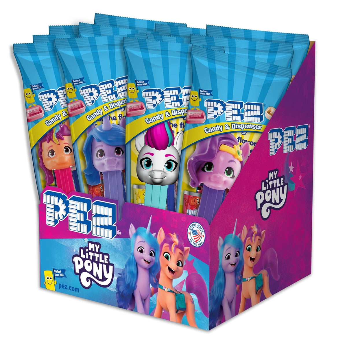 PEZ Candy My Little Pony 12 ct Party Pack, each individually wrapped