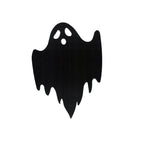Paper Ghost Cutouts Decoration, Black, 12 Pieces, Halloween by Way To Celebrate