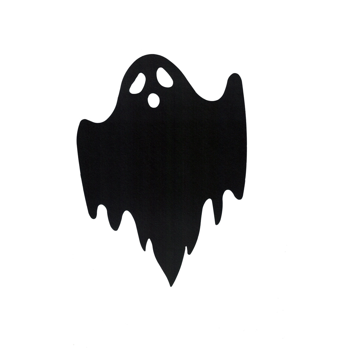 Paper Ghost Cutouts Decoration, Black, 12 Pieces, Halloween by Way To Celebrate