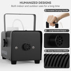 Fog Machine, Smoke Machine with Wireless Remote Control, Auto Mode 6000CFM Fog, Perfect for Wedding, Halloween, Party and Stage Effect
