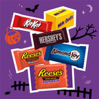 Hershey Assorted Chocolate, Halloween Candy Variety Bag, 23.05 oz (55 Pieces)
