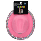Vibrant Life Halloween Cowboy Hat Costume for Dogs and Cats, Pink