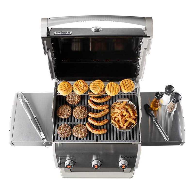 Weber Natural Gas Grill, Black - Spirit E-310 Classic