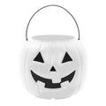 Jack-o'-Lantern Trick-or-Treat Pail, White, 8", Halloween by Way To Celebrate