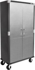 Seville Classics Steel Storage Cabinet, 36 inch W x 18 inch D x 72 inch H - UltraHD