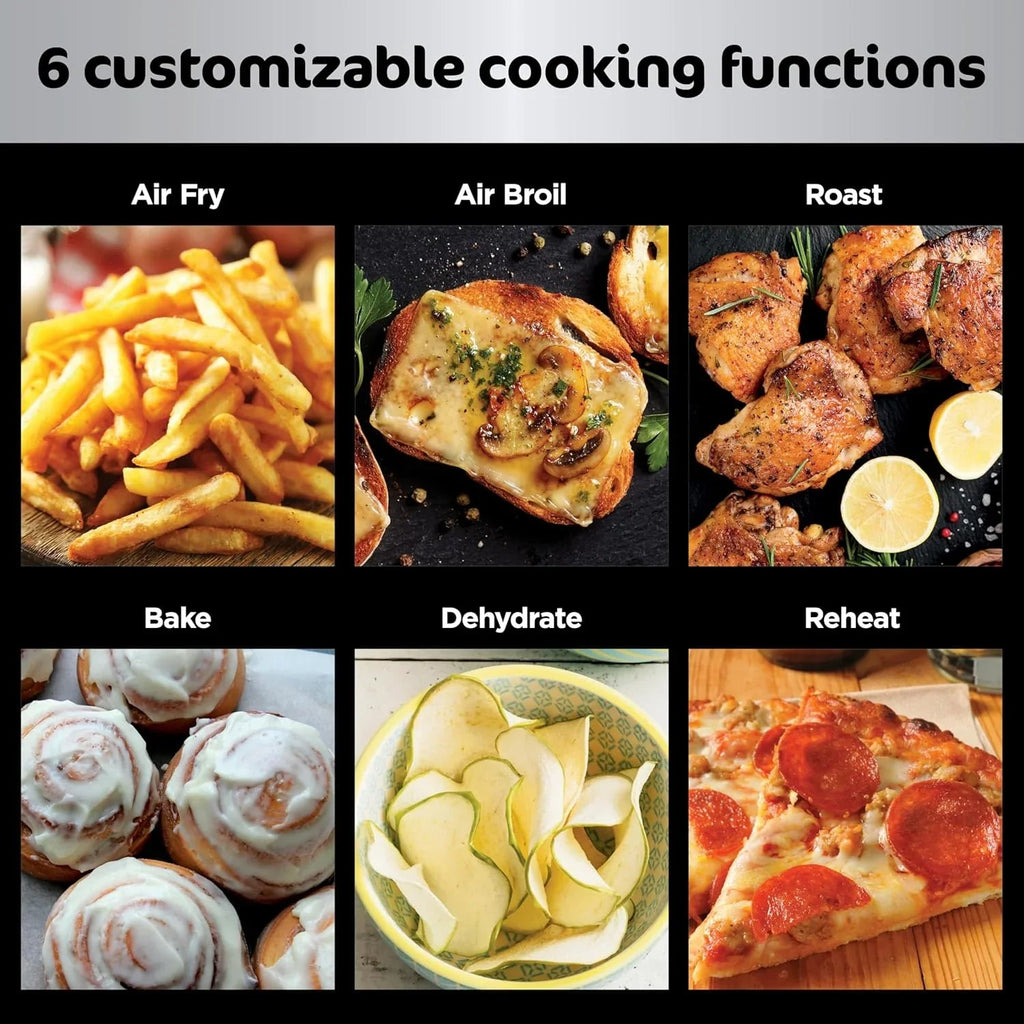 Ninja Foodi 10 QT 6-in-1 DualZone Smart XL Air Fryer, 2 Independent 5 QT Baskets, Grey - DZ550