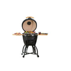 The Grills 22 in Kamado Pro Ceramic Charcoal Grill With Cover - Kamado Pro