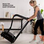 Lifepro Rhythm Vibration Plate Workout Equipment With Resistance Bands, Black