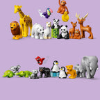 LEGO DUPLO Wild Animals Of The World Building Toy Set, 142 Pieces - 10975