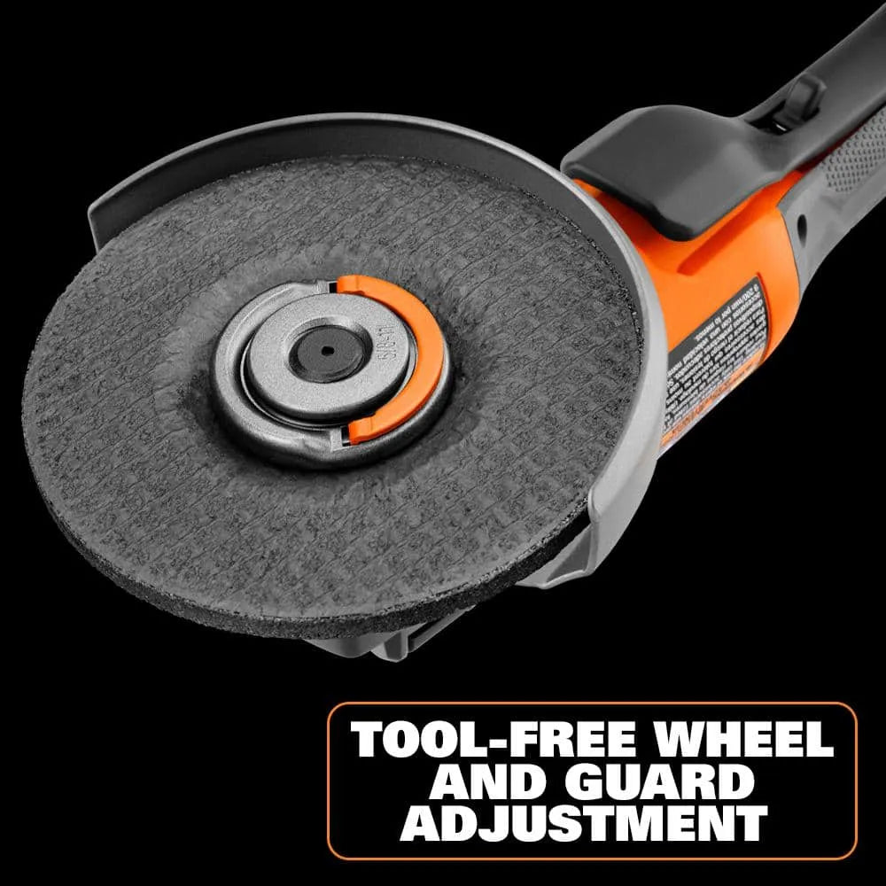 18V Brushless Cordless 4-1/2 in Paddle Angle Grinder With (2) 4.0 Ah Batteries, Charger, And Bag - AC93044SBN