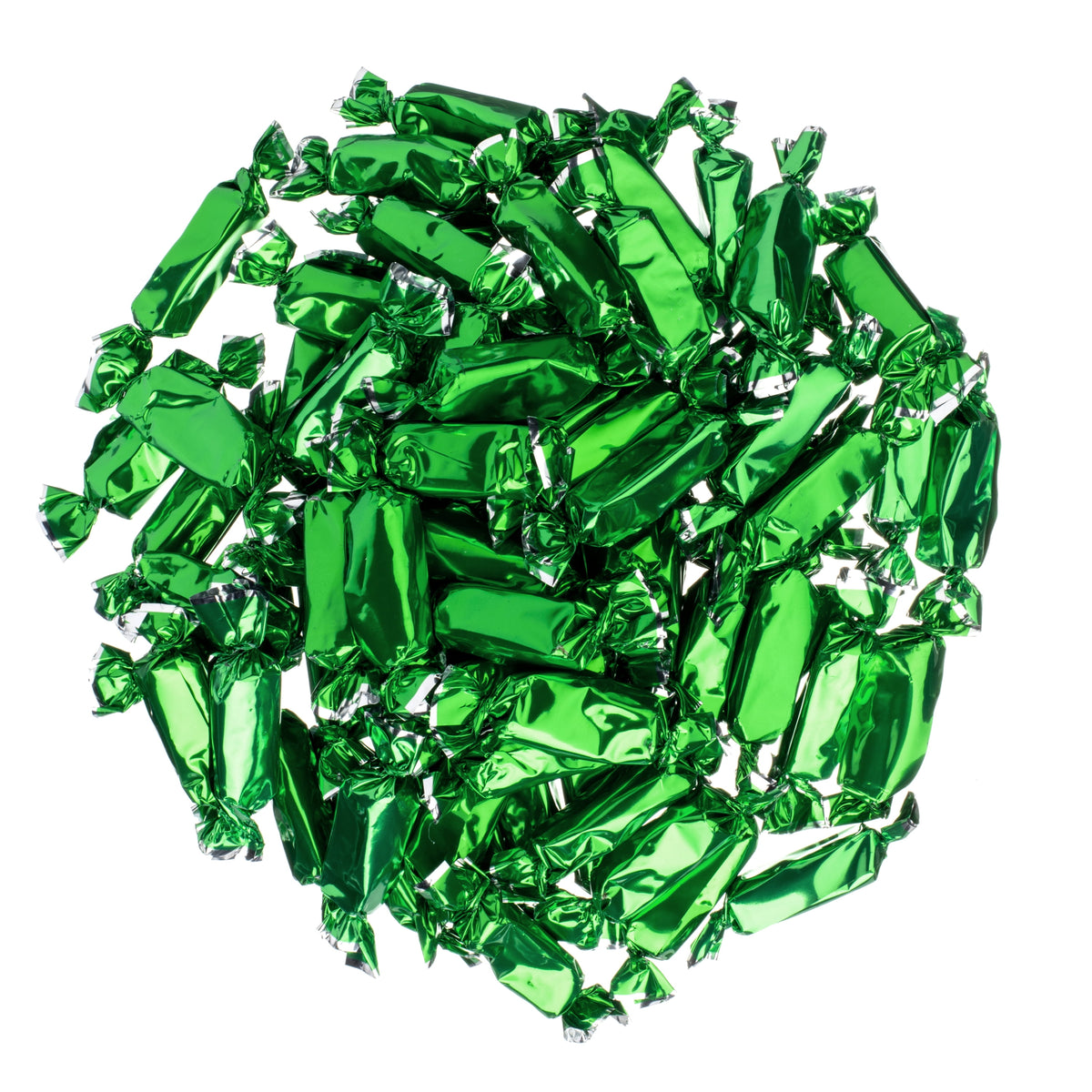 Candy Envy Green Individually Wrapped Caramels - 2 Pound Bag