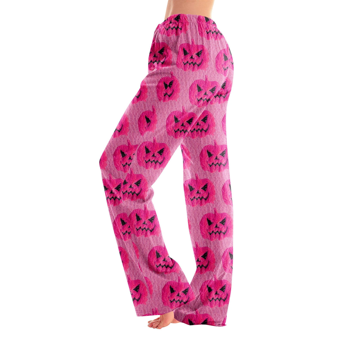 Hearthz Halloween Flannel Pajama Pants Women Plush Fuzzy Pajama Pants for Women Plaid Warm Cozy Pj Bottoms Lounge Pants Flannel Pants for Women