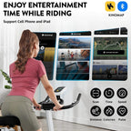 Pooboo Indoor Cycling Bike With 40lb Flywheel And 350lb Capacity - D518M1