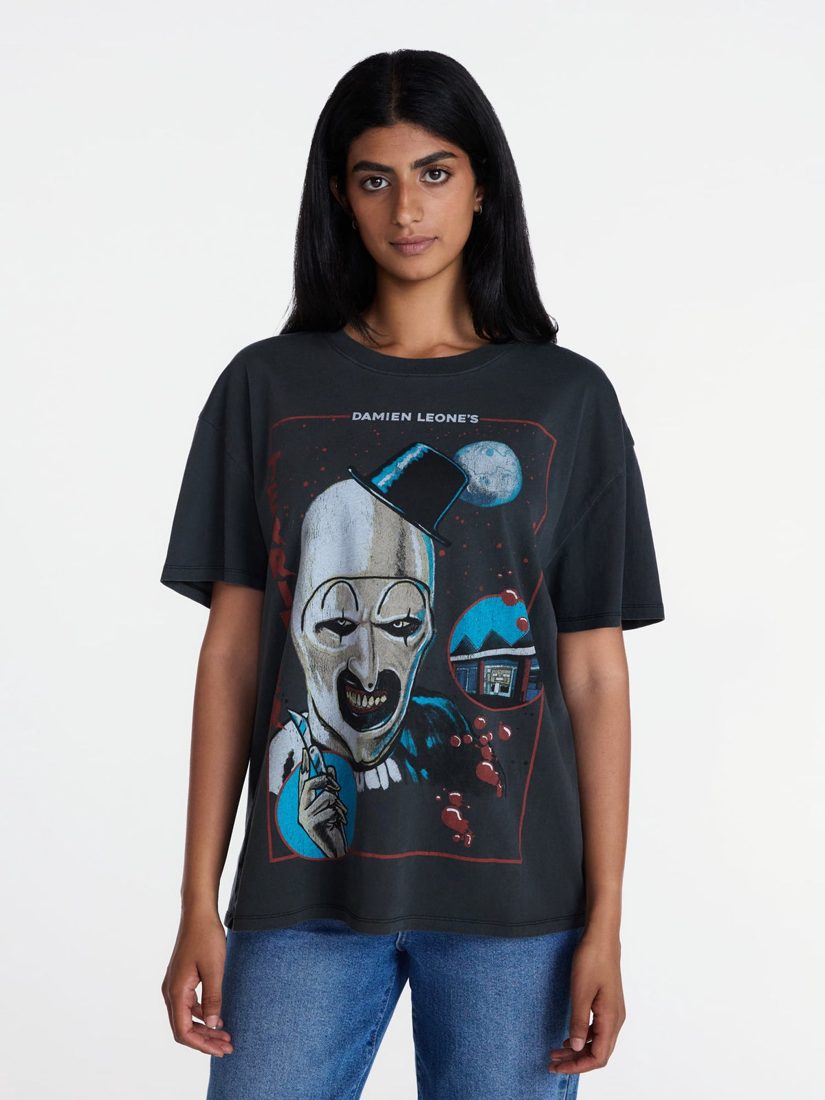 Scream Women's Halloween Graphic Tee with Short Sleeves, Sizes XXS-XXL