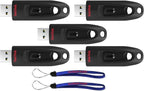 SanDisk Ultra USB 3.0 Flash Drives 512GB 5 Pack