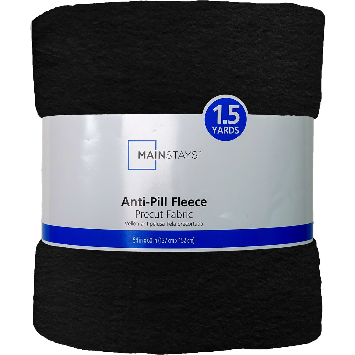 Mainstays 1.5 Yards 100% Polyester Lux Anti-pill Fleece Solids, 60" Wide for Crafts