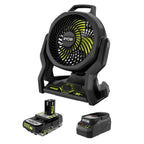 RYOBI Limited Edition 18V ONE+ Hybrid WHISPER SERIES 7-1/2 in. Fan Kit