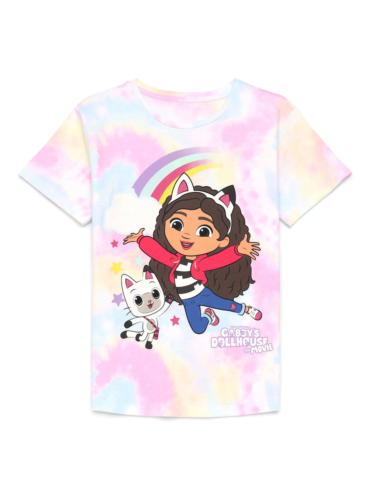 Hello Kitty Animal Print Girls Short Sleeve Graphic T-Shirt, Sizes 4-16