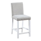 Modern 5-Piece Counter Height Dining Set With Square Table And 4 Upholstered Chairs