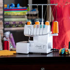 Brother 3/4 Thread Serger Overlock Machine, 1300 Stitches Per Minute - 1034D