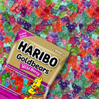 HARIBO Trick or Treat Trio Halloween Gummy Candy Mini Pouches, 45ct