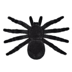 Flocked Spider Decoration, Black, 7", Halloween by Way To Celebrate