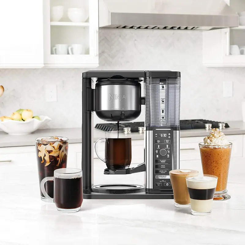 Ninja Specialty Coffee Maker, 50-Oz Glass Carafe, Black/Stainless Steel
