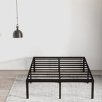 EMODA Queen 18 Inch Heavy Duty Metal Platform Bed Frame - No Box Spring Needed