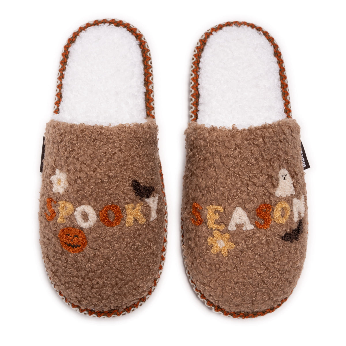 MUK LUKS Women's Punch Needle Fall Halloween Novelty Scuff Slipper