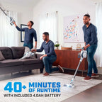 HART 20V Cordless Stick Vacuum Kit With 4.0Ah Lithium-Ion Battery
