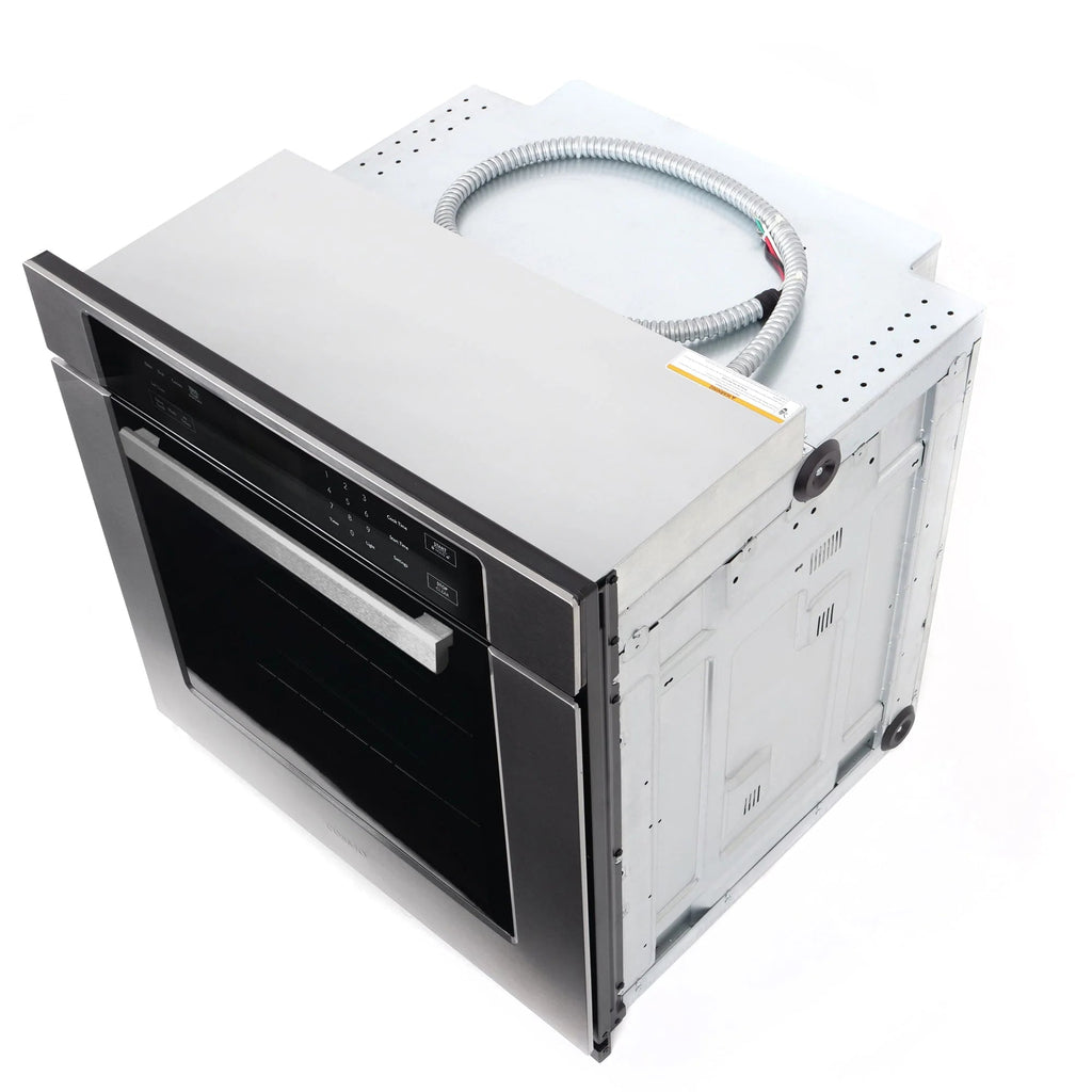 30 in. 5 cu. ft. Single Electric Wall Oven With True European Convection And Self Cleaning In Stainless Steel