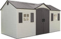 Outdoor Storage Shed, 8 x 15 Foot, Desert Sand - 6446
