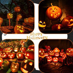 Clackibukvyz Pumpkin Carving Kit, Halloween Professional Pumpkin Cutting Supplies Tools with Carrying Bag, 10 Pcs