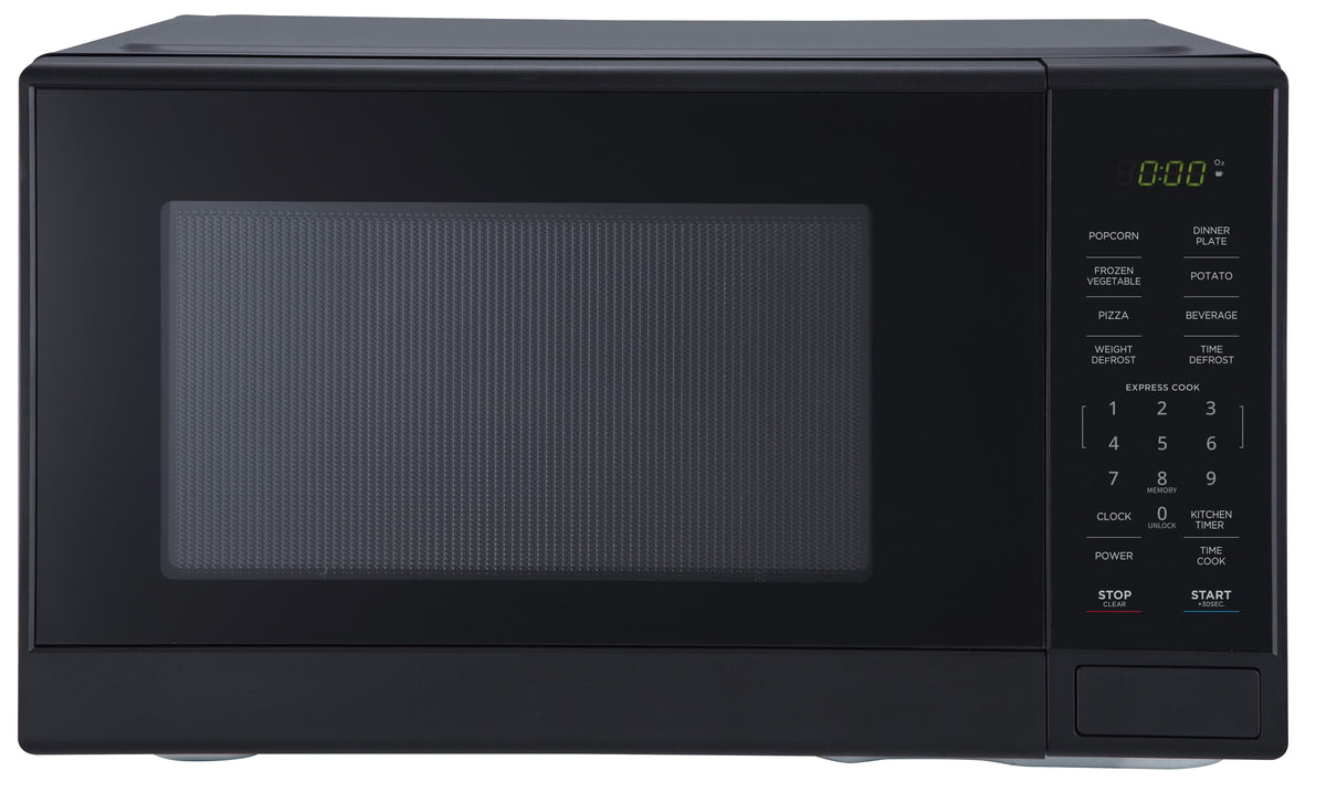Mainstays 1.1 Cu. Ft. Countertop Microwave Oven, Black - MS8436193153-03