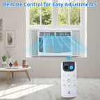 6,000 BTU 115V Window Air Conditioner With Reusable Filter - Cools Rooms Up To 250 Sq. Ft.