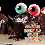 30 Gummy Eyeballs, Spooky Halloween Eyeball Candy in 4 Flavors, Soft Gummies with Jelly Filling, Individually Wrapped, By 4YoreElves (19 oz)