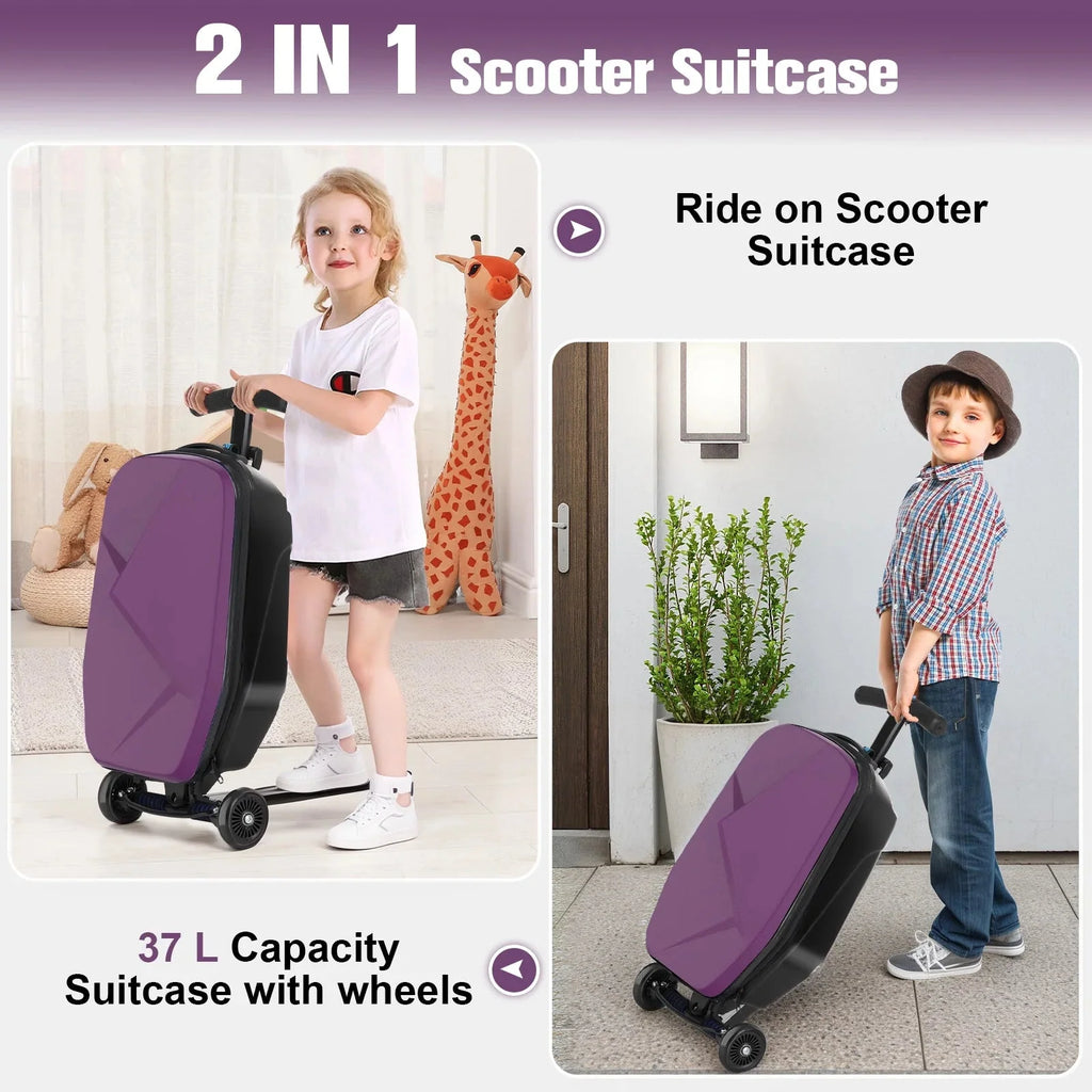 Advwin Scooter Luggage, 37 L, Pink